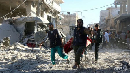 Aleppo gần như phải hứng chịu các cuộc không kích mỗi ngày.